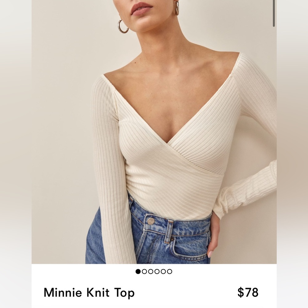 reformation top / never worn